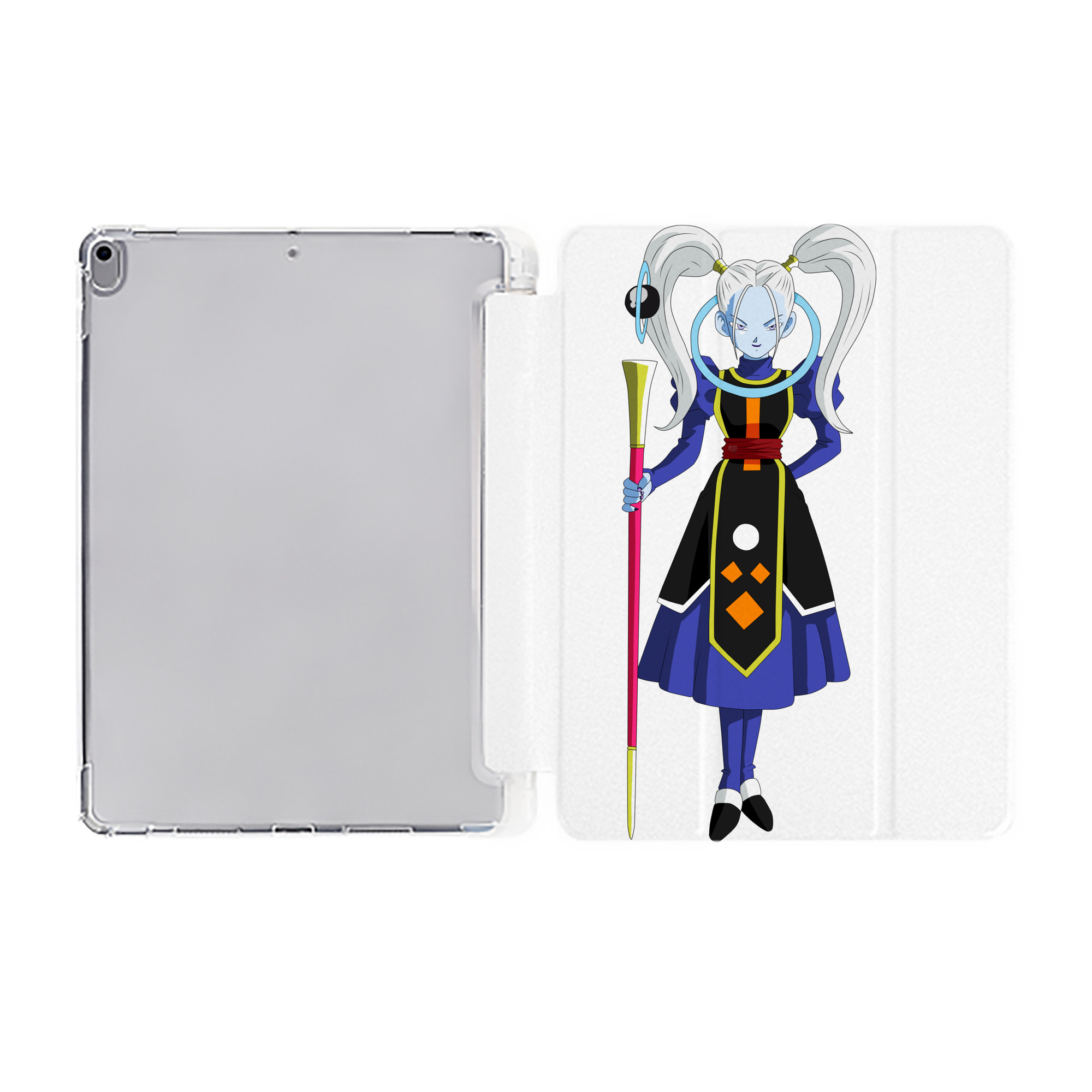 （画像用） ドラゴンボール DRAGON BALL IPad ケース ペン収納付き 三つ折りスタンド PUレザー×シリコン 対応機種9.5/10.5/10.9インチ